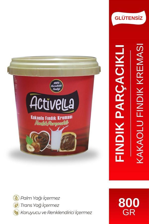 Activella Kakaolu Fındık Kreması Parçacıklı 800gr - Image 1