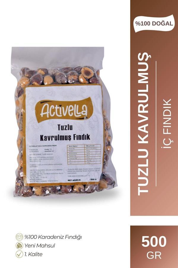 Activella Tuzlu Kavrulmuş İç Fındık 500gr - Image 1
