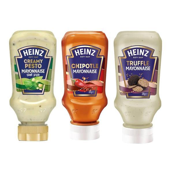 Heinz Mayonez Seti 3 lü / Chipotle / Truffle / Creamy Pesto - Image 1