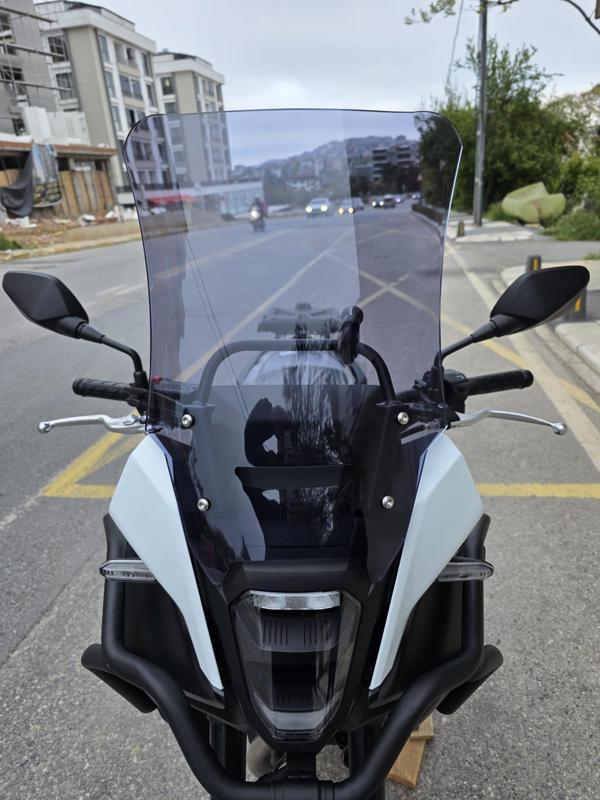 MOTOCAM Honda NX 500 Ön Cam 48cm 2025 Model Füme Renkli 4mm UZUN CAM - Image 1