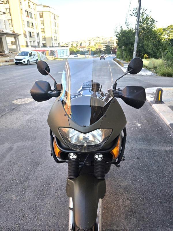 MOTOCAM Honda Transalp XL 650 Siperlik Ön Cam 2000 2008 Model 54cm Şeffaf Renkli 4mm - Image 1