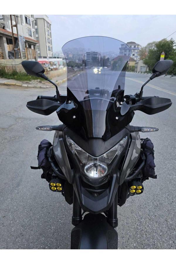 MOTOCAM Honda VFR 1200 Siperlik Ön Cam 2012-2015 Model 58cm Füme Renkli 4mm - Image 1