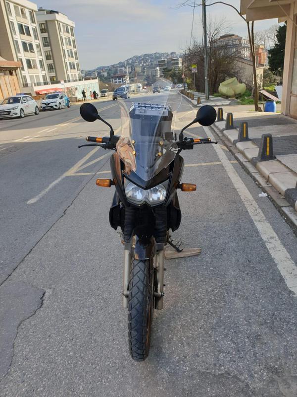 MOTOCAM Kawasaki KLE 500 Siperlik Ön Cam 2005-2008 Model 58cm Şeffaf Renkli 4mm UZUN CAM - Image 1