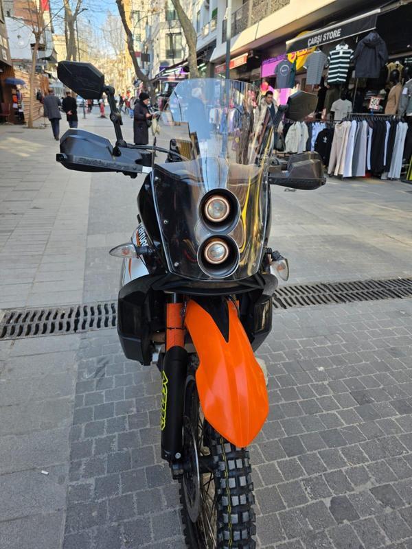 MOTOCAM KTM 950-990 Adventure KİT RALLY Replikaa Siperlik Ön Cam 51cm Şeffaf Renkli 4mm - Image 1