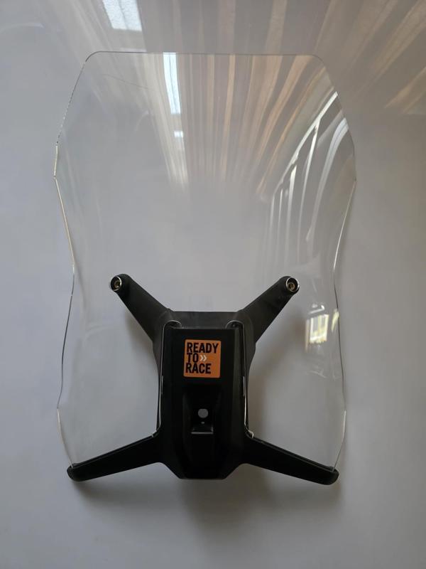 MOTOCAM KTM Duke 390 Siperlik Ön Cam 2013-2023 Model 57cm Şeffaf Renkli UZUN CAM - Image 1