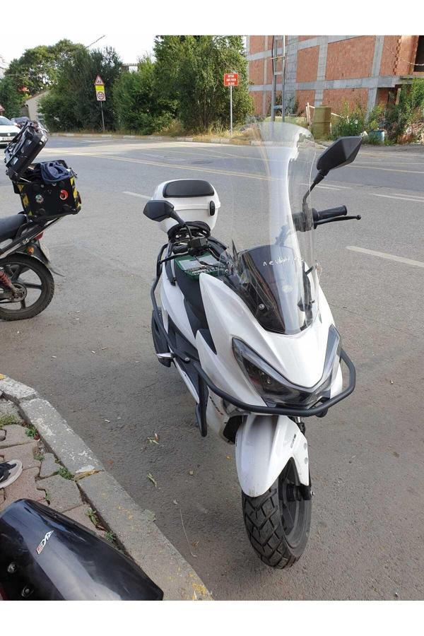 MOTOCAM RKS Newlight PRO Siperlik Ön Cam 2023-2025 Model 68cm Şeffaf Renkli 4mm ORTA BOYLU - Image 1