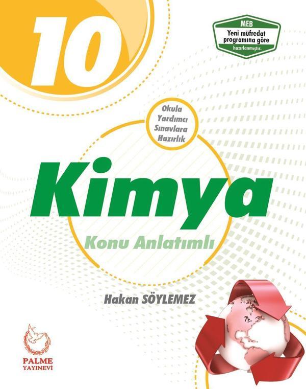 Palme Yayınevi 10, Sınıf Kimya Kitabı Konu Anlatımlı - Palme Yayınları - Image 1