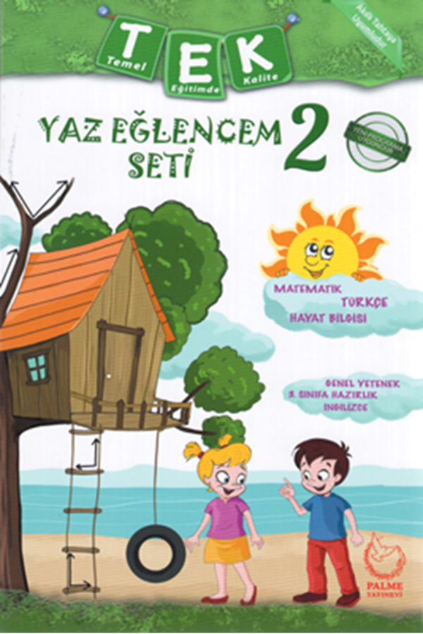 Palme Yayınevi 2, Sınıf Tek Yaz Eğlencem Seti - Palme Yayınları - Image 1