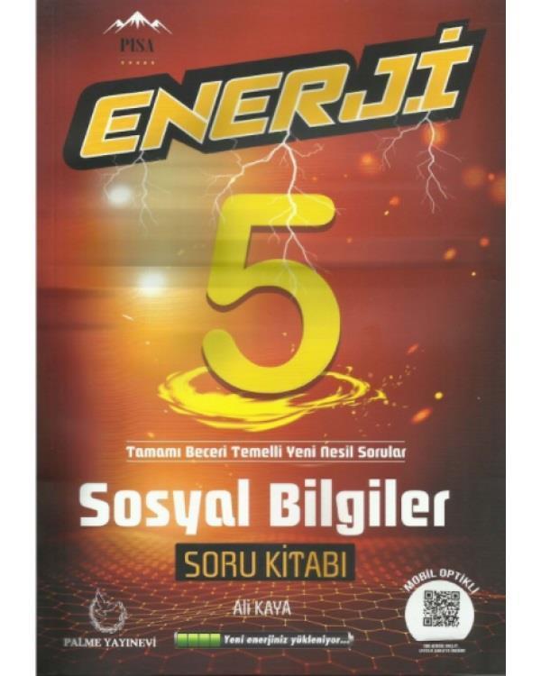 Palme Yayınevi 5. Sınıf Enerji Sosyal Bilgiler Soru Kitabı - Palme Eğitim - Image 1