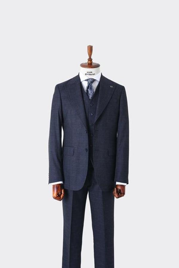 Modern Slim Fit Yelekli Takım Elbise-KAW1009S - Image 1