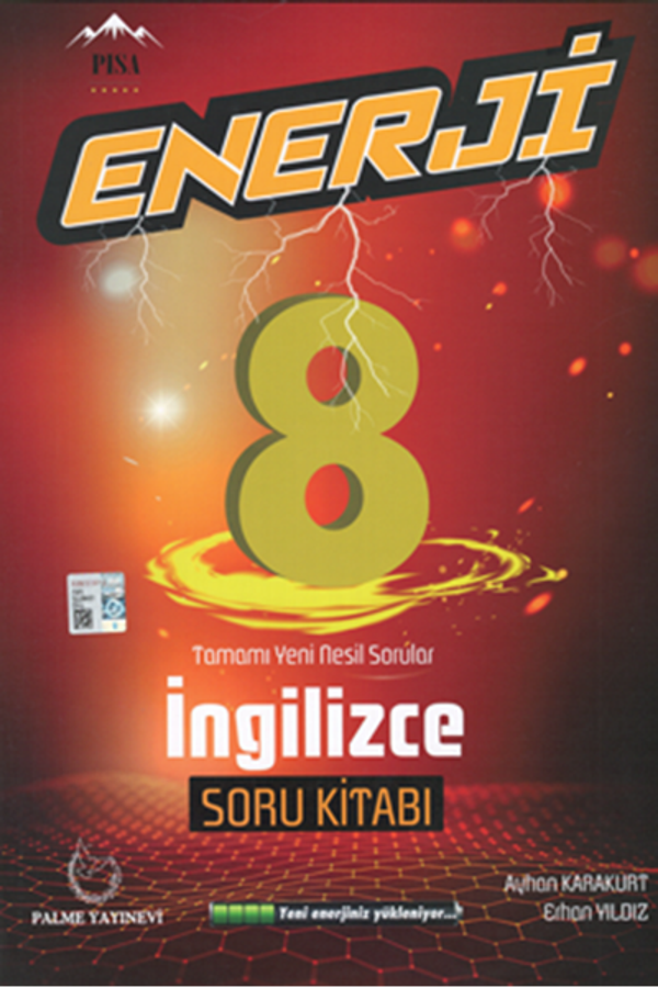 Palme Yayınevi 8, Sınıf Enerji İngilizce Soru Kitabı - Palme Yayınları - Image 1