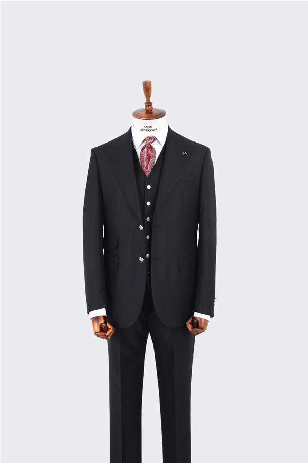 Nefes Alabilir Dayanıklı Erkek Yelekli Takım Elbise-KAW1085W - Image 1