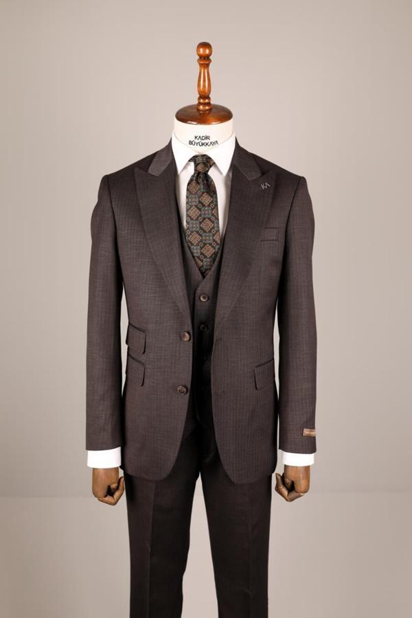 Dayanıklı ve Şık Erkek Yelekli Takım Elbise-KAV1010S - Image 1