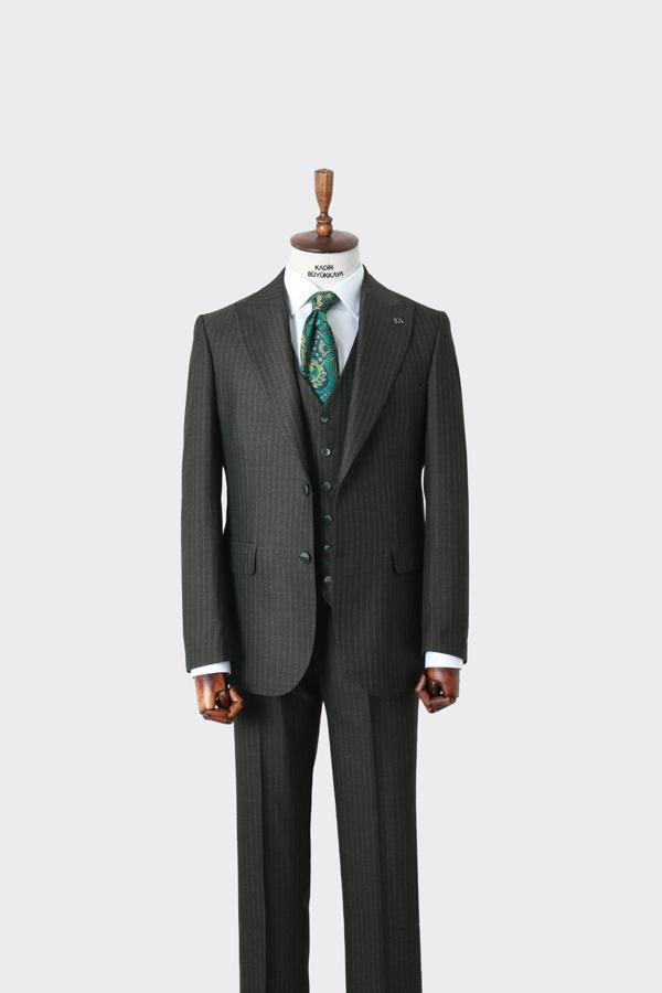 Konforlu Yelekli Erkek Takım Elbise-KAW1047S - Image 1
