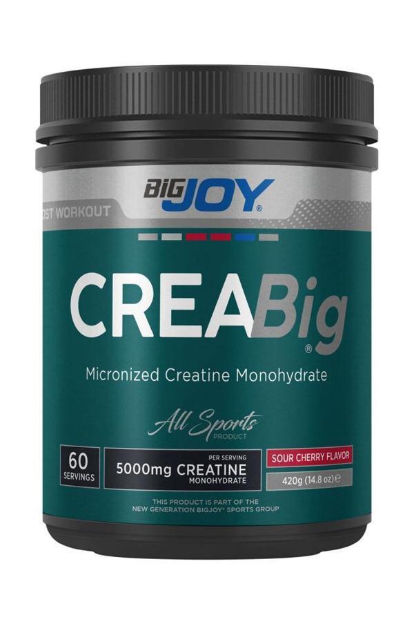 Bigjoy Sports Kreatin Creabig Creatine 420gr 60 Servis Vişne Monohydrat - Image 1