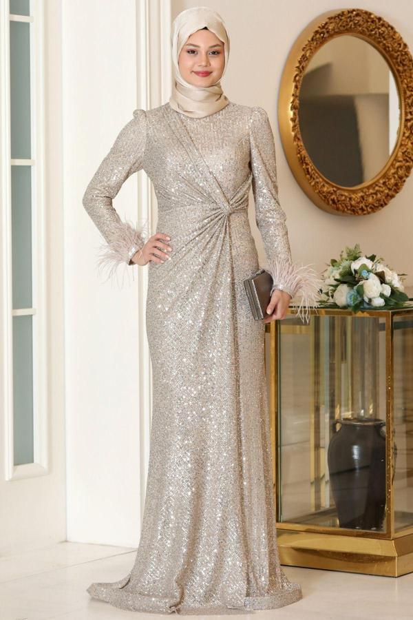 Tesetturabiye Hüma Abiye Gold Sef3531 - Image 1