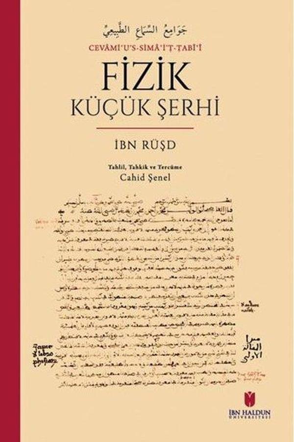 Fizik Küçük Şerhi: Cevami'u's-Sima'i't-Tabii - İbn Haldun Üniversitesi - Image 1