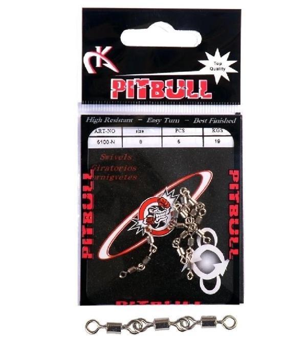 Pitbull 5100 Nikel 3 Zincir No:14 Fırdöndü 5’Li Paket - Image 1