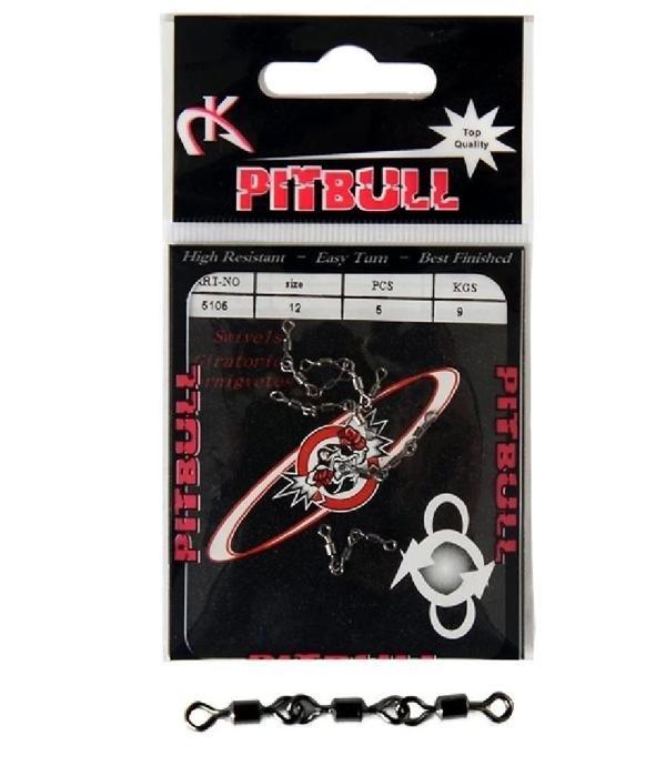 Pitbull 5105 Black Nikel 3 Zincir No:14 Fırdöndü 5’Li Paket - Image 1