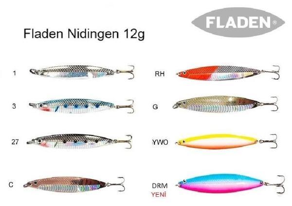 Nıdıngen Flash Yeni Seri Lüfer Kaşık 12Gr Renk:27 - Image 1