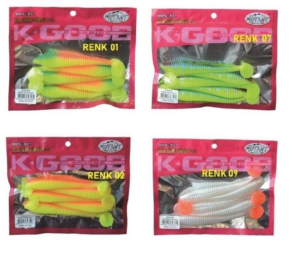 Silikon Yem Captain Typoon Soft 12Cm 5’Li Pk Renk:02 - Image 1