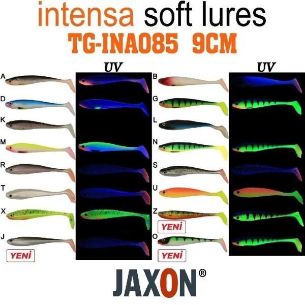 Silikon Balık Jaxon Gummy Intensa Tg-Ina085 9Cm 5’Li Pk Renk:B - Image 1