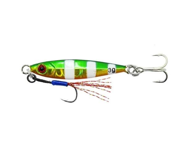 Captain 3658 Flutter Mini Jigger 3gr LRF Jig Yem Renk:05 - Image 1