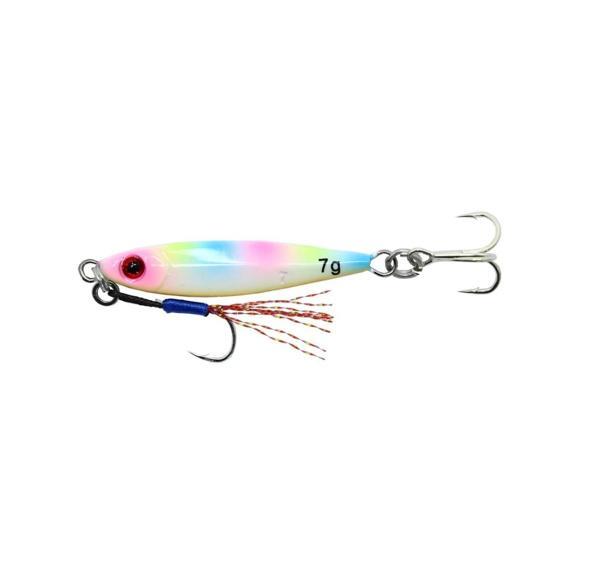 Captain 3658 Flutter Mini Jigger 7gr LRF Jig Yem Renk:06 - Image 1