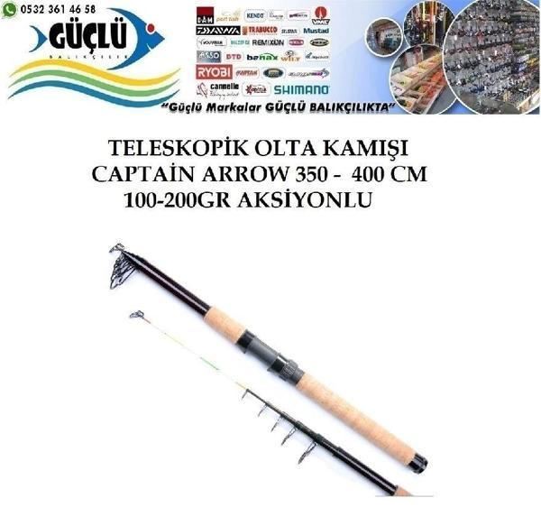 Teleskopik Kamış Captain Arrow Kamış 400 Cm 100-200 Gr - Image 1