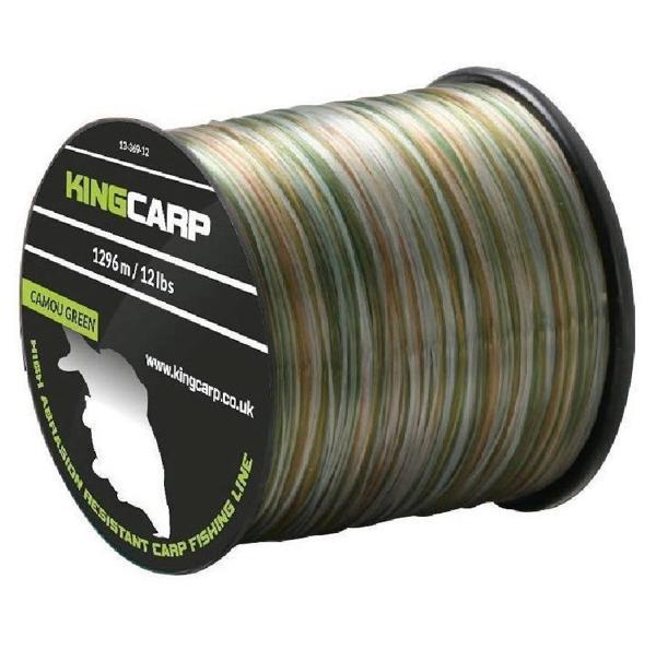 Sazan Misinası Fladen King Carp Yeşil Kamuflaj Misina 0.35 Mm - Image 1