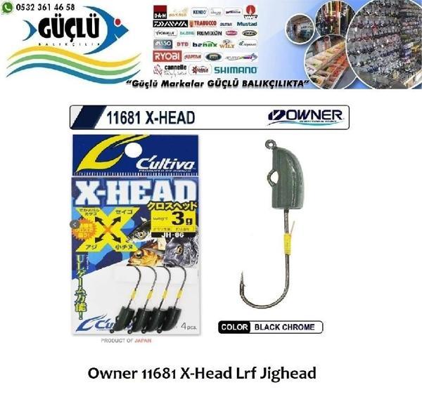 Lrf Jighead Owner 11681 X-Head Lrf Jighead 2,5Gr - Image 1