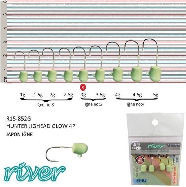 Glowlu Jighead River Hunter 4’Lü Paket 2Gr - Image 1