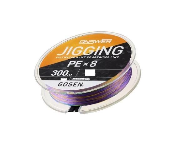 Gosen Jigging Answer Pe1.0 Jig Ve Tai Rubber İpi 300Mt Multicolor - Image 1