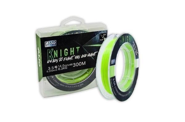 Asso Knight Surf Fc Coated Line 300Mt Uv Fluo 0,37Mm - Image 1