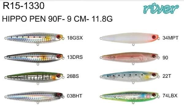 Maket Balık River Hıppo Pen 90F 9Cm 11Gr Renk:34Mpt - Image 1