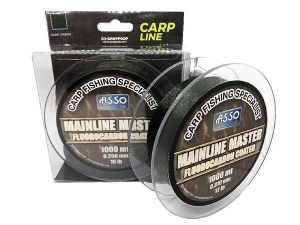 Asso Mainline Master Carp Fc Coated 1.000Mt Koyu Yeşil 0,35Mm - Image 1