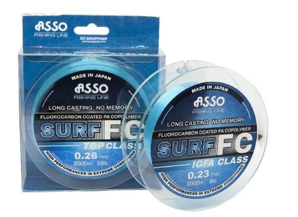 Asso Surf Fc Coated Copolymer 1.000Mt Long Casting Blue 0,39Mm - Image 1