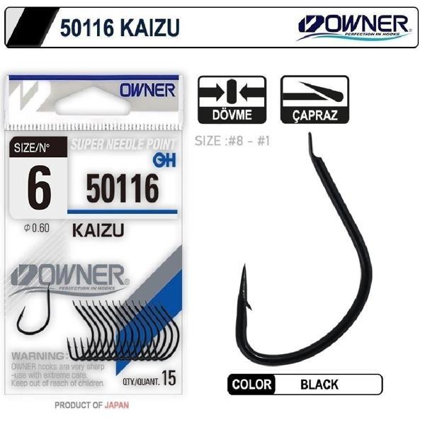Owner 50116 Kaizu Black İğne No:2 - Image 1