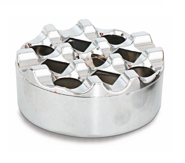 Döküm Yuvarlak Küllük Krom 9cm - Image 1