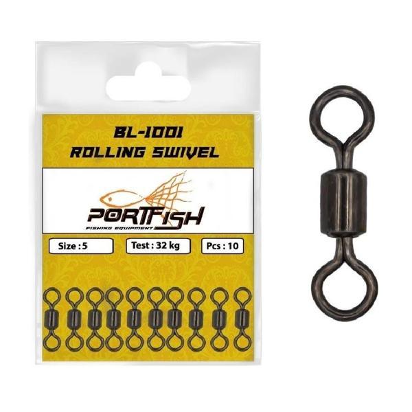 Portfish Bl1001 Paslanmaz Fırdöndü No:6/0 - Image 1