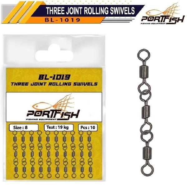 Portfish Bl-1019 Zincir Fırdöndü (3 Lü) No:12 - Image 1