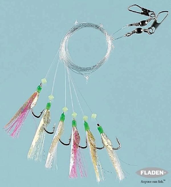 Fladen F1293 Sabiki Lumi Karides Görünümlü Hazır Takım 6’Lı No:4 - Image 1