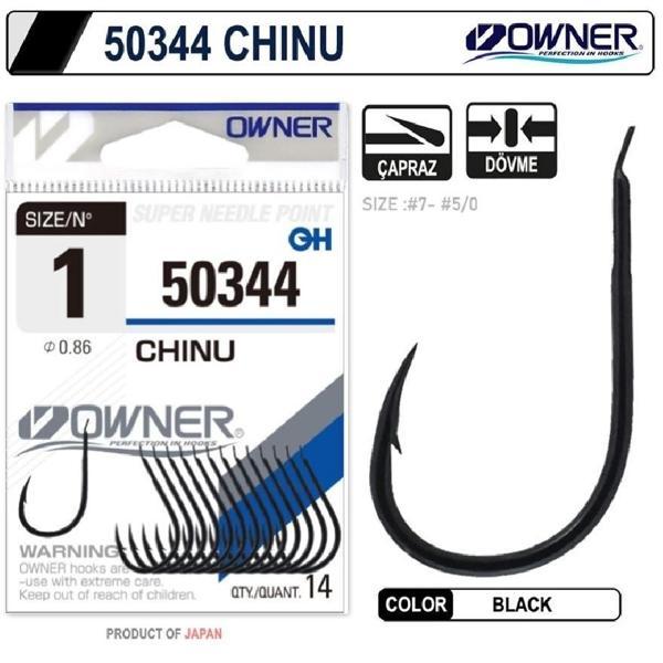 Owner 50344 Chınu Siyah Çapraz Olta İğnesi No:2 - Image 1