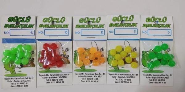Fladen Renkli Silikon Boncuk 8Mm 10’Lu Paket Renk:Turuncu - Image 1