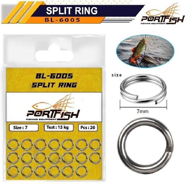 Portfish Bl-6005 Kaşık Split Halka No:6 - Image 1