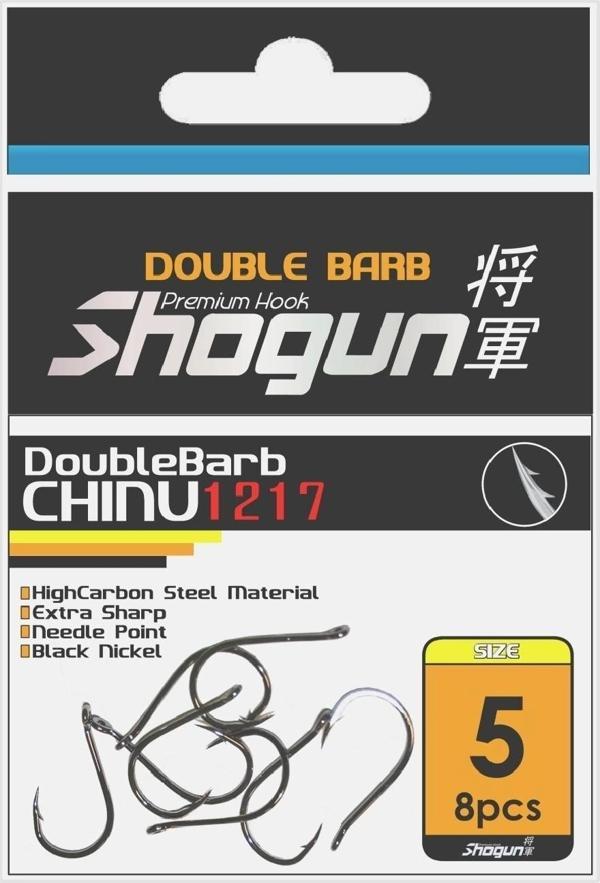 Shogun 1217 Chinu Delikli Çift Tırnaklı Olta İğnesi No:2 - Image 1