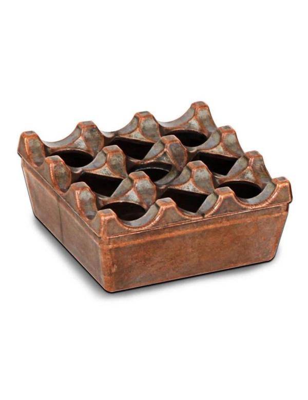 Döküm Kare Küllük Bakır 8cm - Image 1