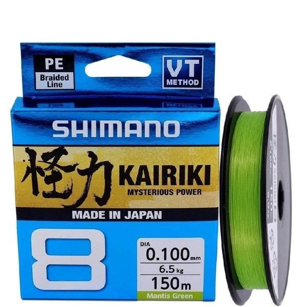 Shimano Kairiki 8 Mantisgreen Yeşil 0,06Mm 150 Mt İp Misina - Image 1