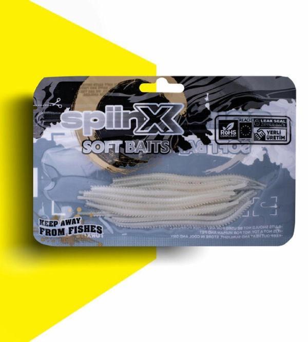 SPIINX ISOME SİLİKON 11CM 14P GLOW PEARL WHITE - Image 1