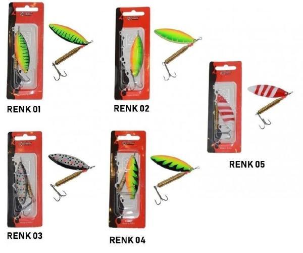 Kaşık 17,5Gr Hunter Tıger Tatlı Su Renk:02 - Image 1
